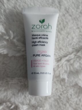 Zorah Pure Argan High Efficiency Cream Mask - White/Pink